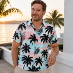 Tropical Sunset Hawaiiskjorte