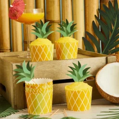 Tropiske Ananas Bægre & Madpinde
