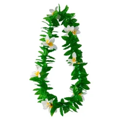 Tropisk Hawaiikrans Grøn/Hvid