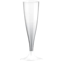 Tynde Champagneglas Hvid