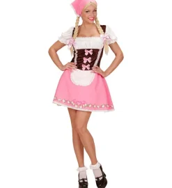 Tyrolerkjole Heidi Lyserød
