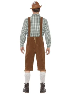 Tyrolerkostume Klassisk Grøn