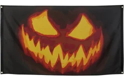 Uhyggeligt Græskar Banner