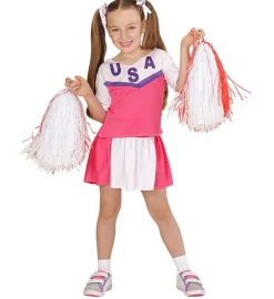 USA Cheerleader Børnekostume