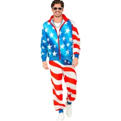 USA 80'er Træningsdragt Kostume