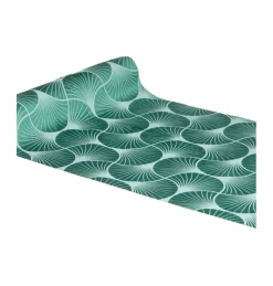 Velour Ginkgo Bordløber Grøn