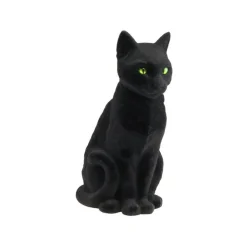 Velour Halloween Kat Figur