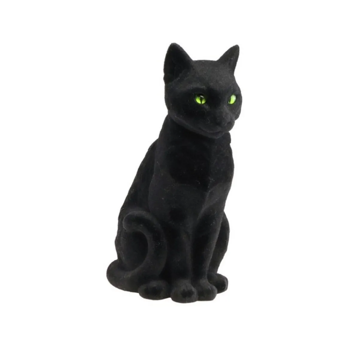 Velour Halloween Kat Figur