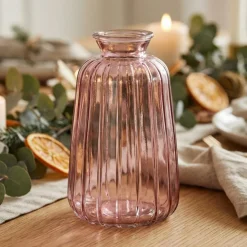 Verone Glasvase Rosa