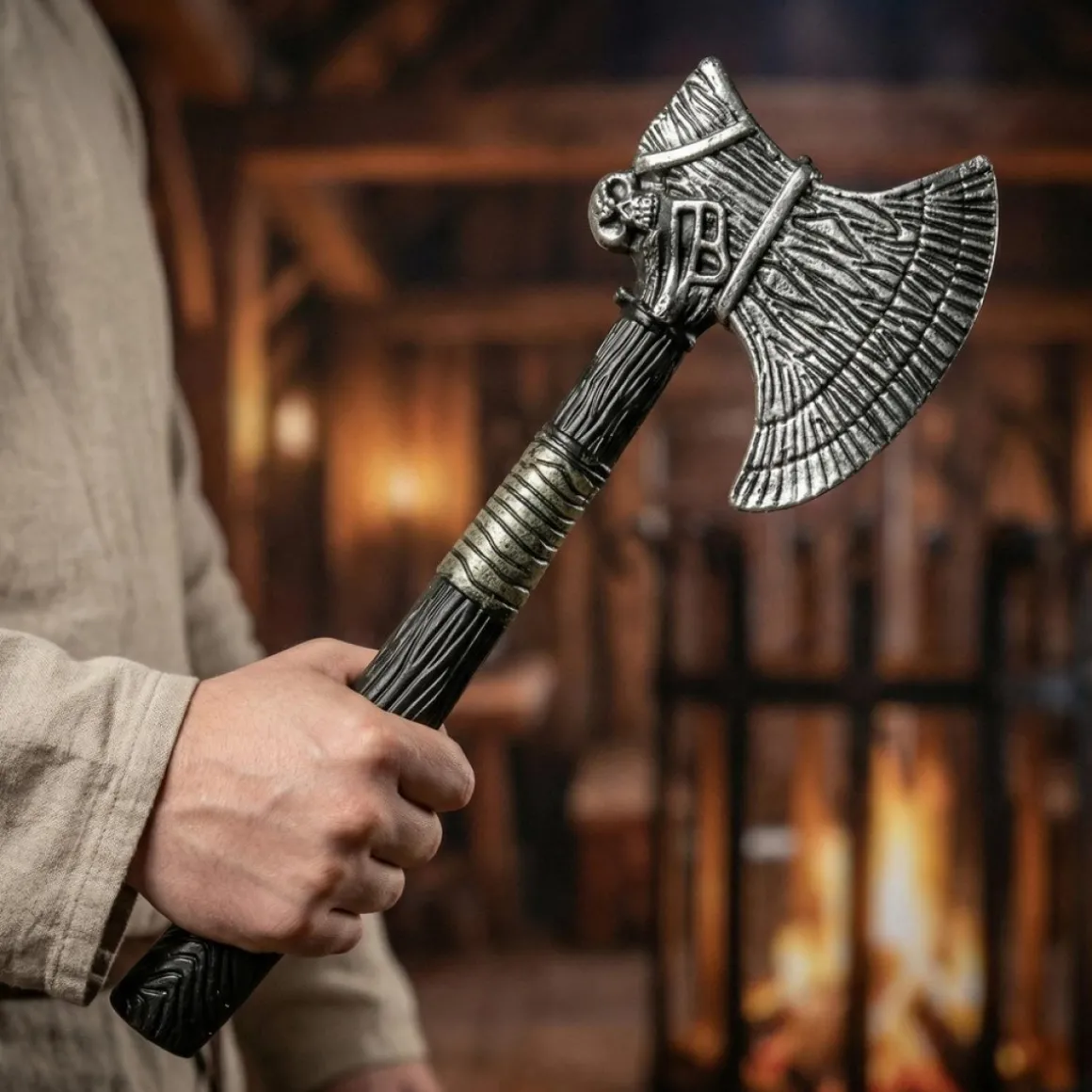 Viking Legetøjs Økse Grå