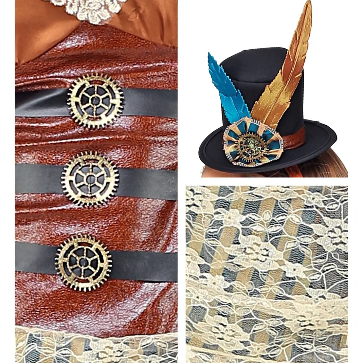 Viktoriansk Steampunk Kostume
