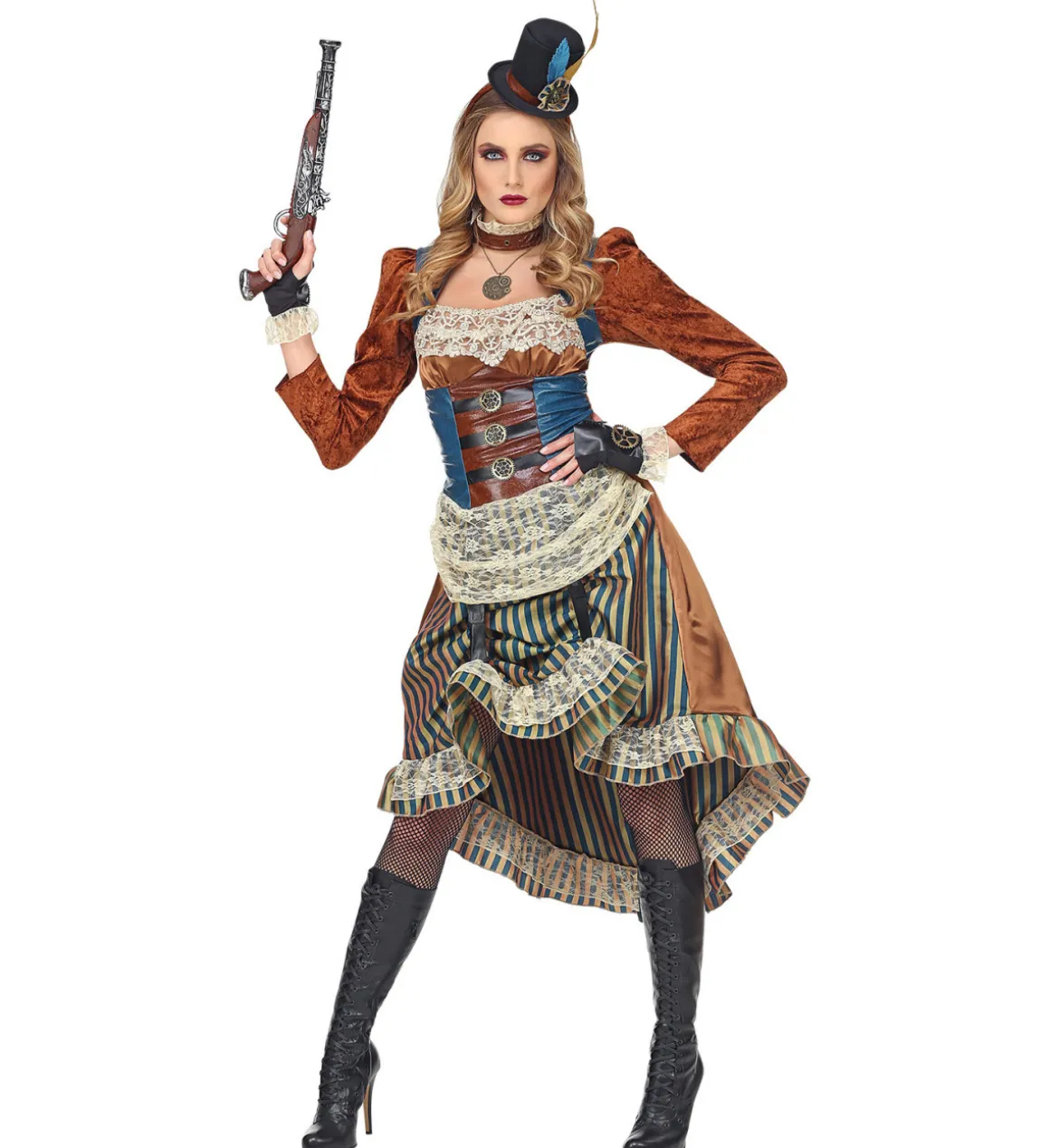 Viktoriansk Steampunk Kostume