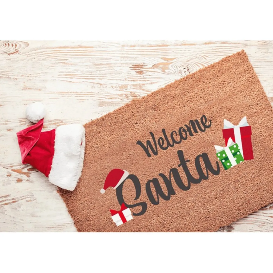 Welcome Santa Dørmåtte