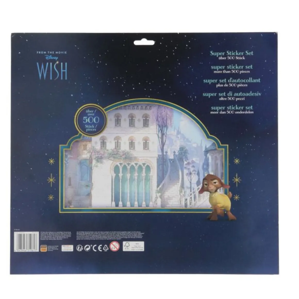 Wish® Klistermærkesæt 500 Stk