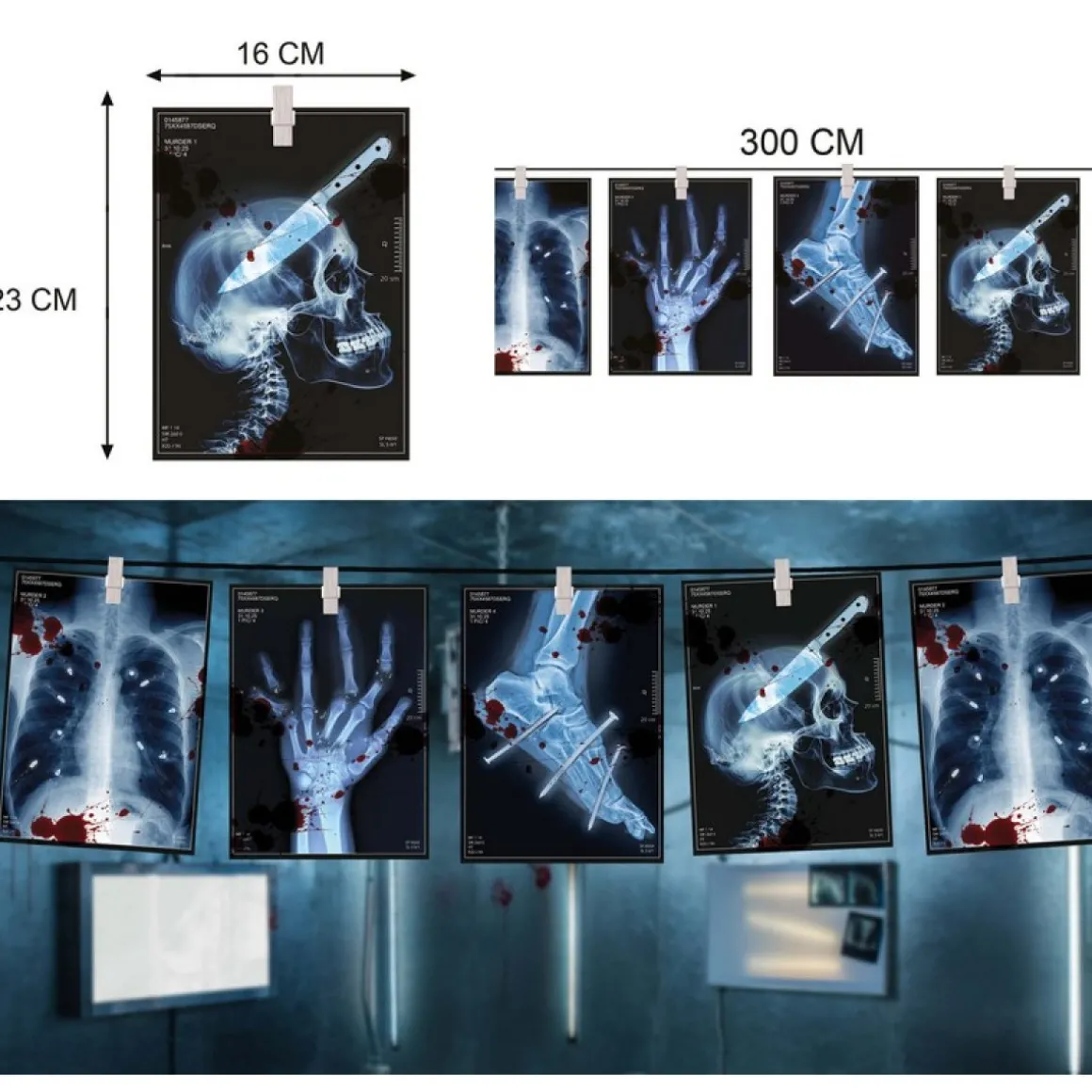 X-Ray Halloween Guirlande