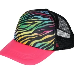 Zebra Kasket Pink/Regnbue