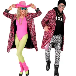 Zebra Pailletfrakke Pink