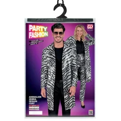 Zebra Pailletfrakke Sølv