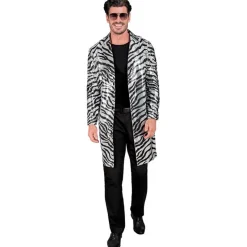 Zebra Pailletfrakke Sølv