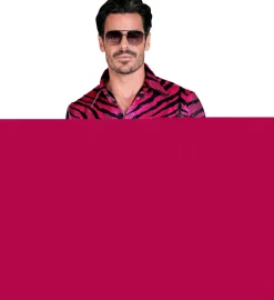 Zebrastribet Skjorte Pink