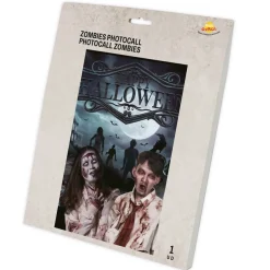 Zombie Halloween Backdrop