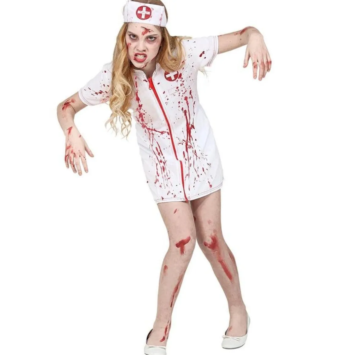 Zombie Sygeplejerske Børnekostume
