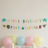 Zoo Party Happy Birthday Guirlande